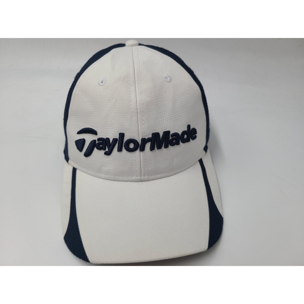 TaylorMade Golf Penta R11 Adjustable Hat Cap Polyester Dad Men Women White Blue
